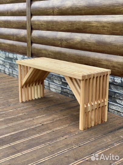 Лавка из кедра (Д*Ш*В) 900*330*430 мм