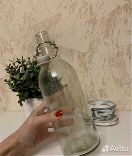 Бутылка IKEA с бугельной пробкой