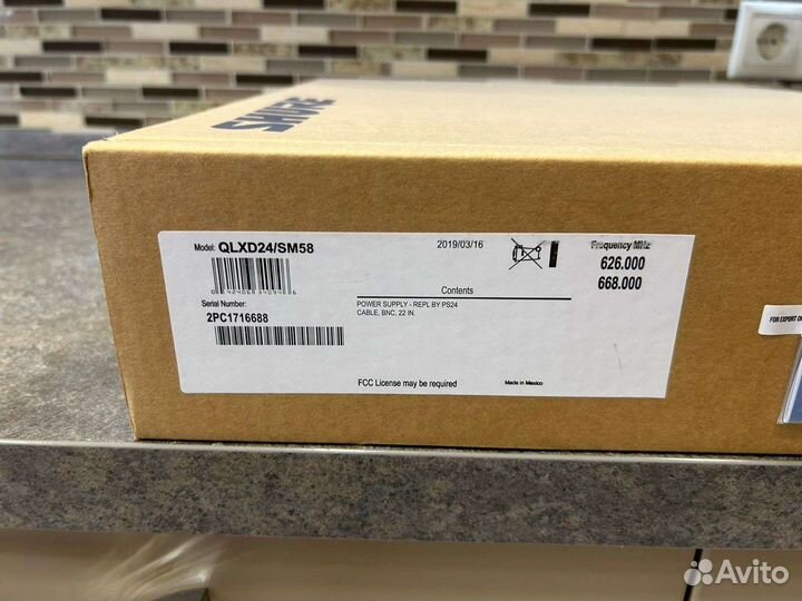 Радио микрофон shure BLX288CH/PG58-Q25