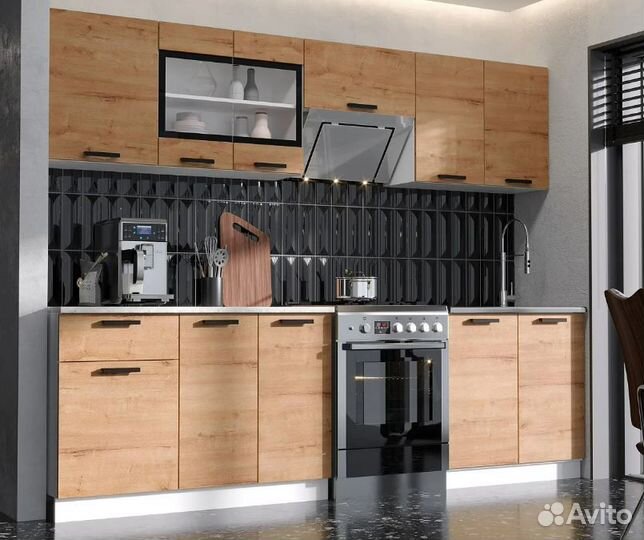 Кухня Хозяюшка 2.6 м дуб вотан