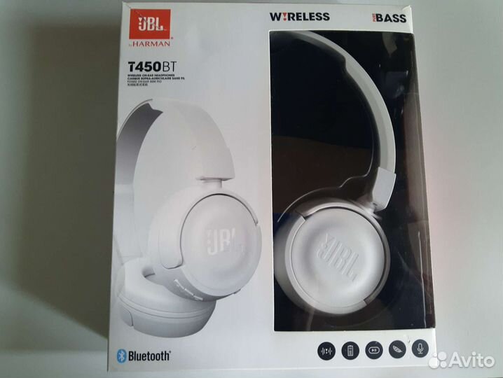 Беспроводные наушники JBL T450BT