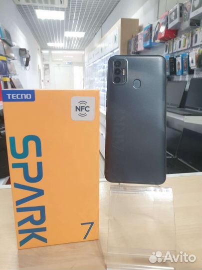 Смартфон Tecno Spark 7 4/64Gb Гарантия бу