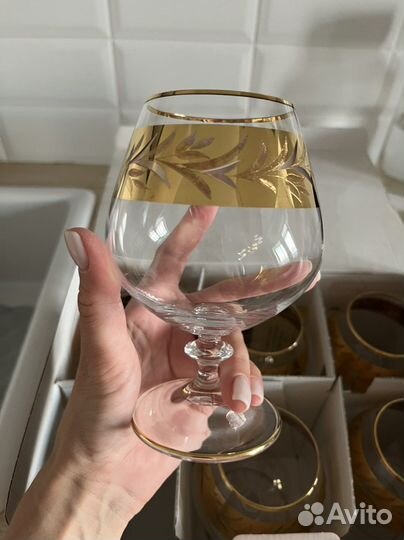 Бокалы коньячные новые