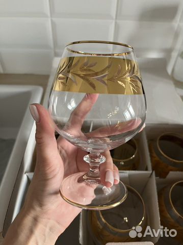 Бокалы коньячные новые