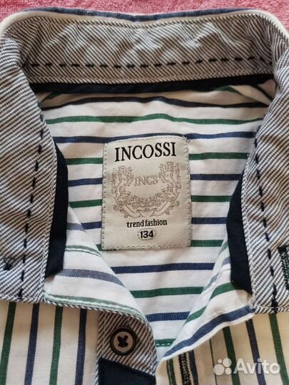 Костюм - рубашка и брюки на рост 134