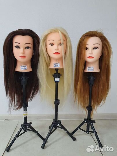 Голова тренажер для отработки причёсок