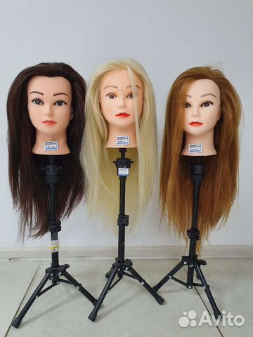 Голова тренажер для отработки причёсок