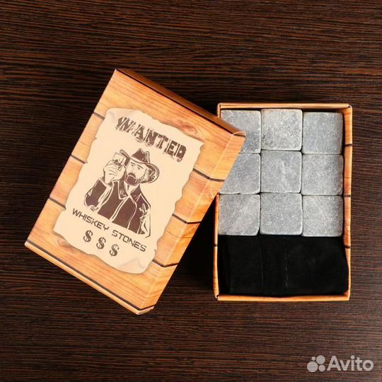 Даш, камни для виски, 6шт. + мешочек