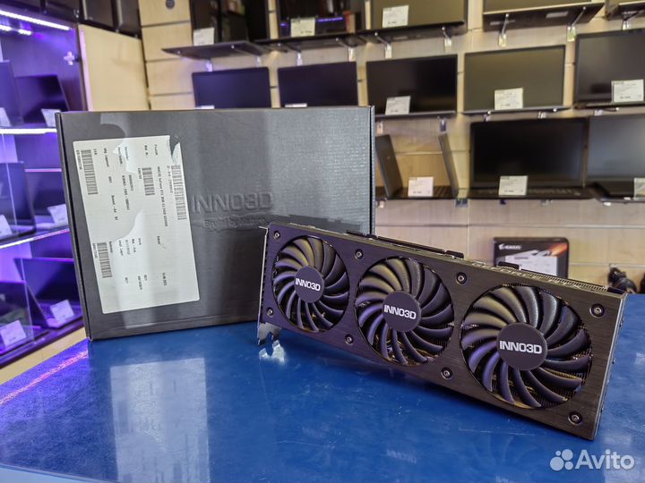Новая видеокарта Inno3D RTX3090 24GB gddr6