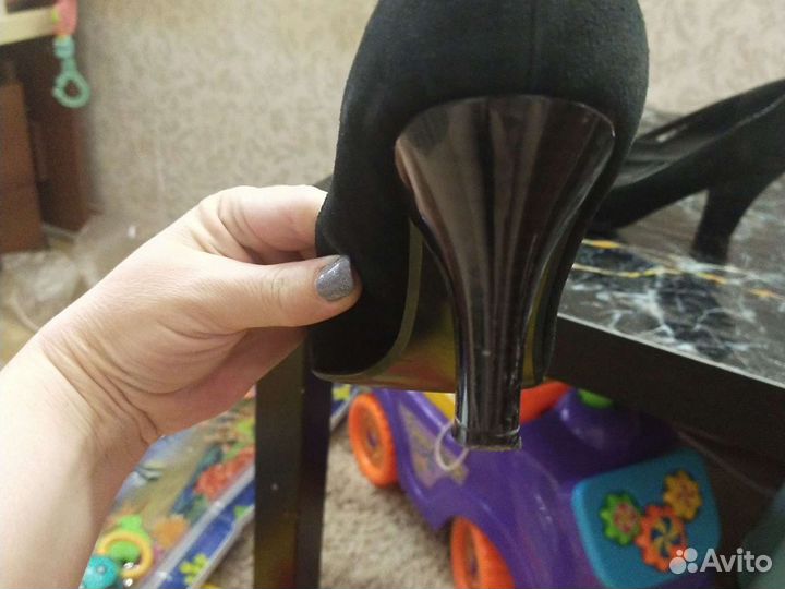 Туфли женские натуральная замша