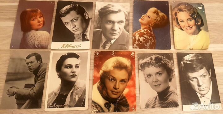 Коллекция фотографий актеров эпохи СССР