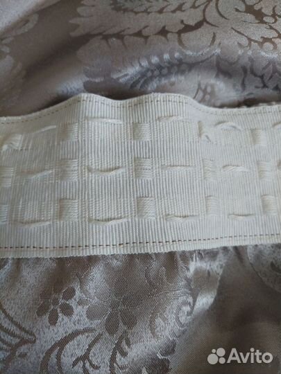 Шторы серые жаккард