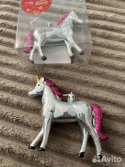 Елочные игрушки единороги