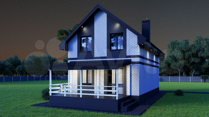 Дом 101 м² на участке 8,9 сот.