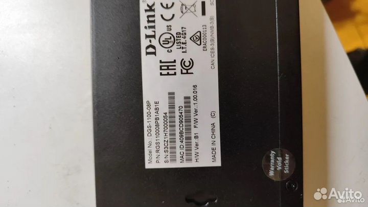 Сетевой коммутатор с питанием рое