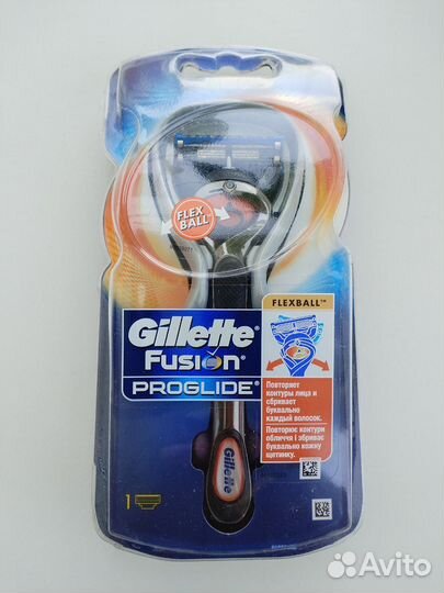 Gillette fusion proglide flexball новая