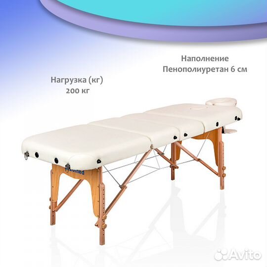 Массажный складной стол Mizomed Premium 53