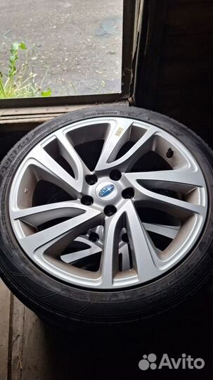 Литые диски r18 5x114 3 с резиной бу Subaru Levorg