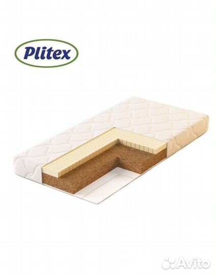 Матрас детский 120 на 60 plitex комфорт элит