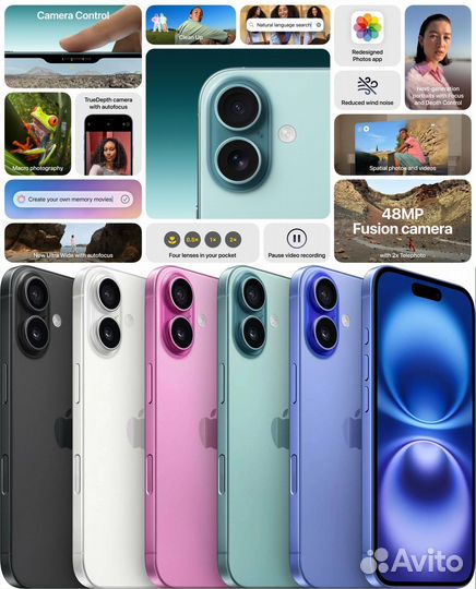 iPhone 16 Plus, 256 ГБ