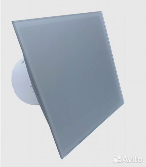 Вентилятор со стеклянной серебристой панелью