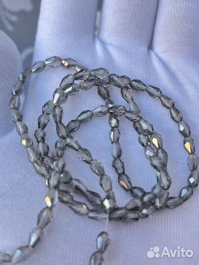 Бусины для украшений граненые