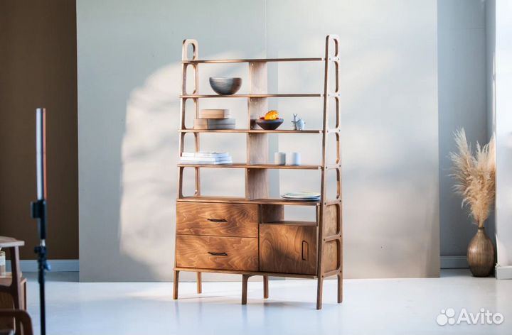 Стеллаж (2 ящика 70 + дверь С балкончиком 50)