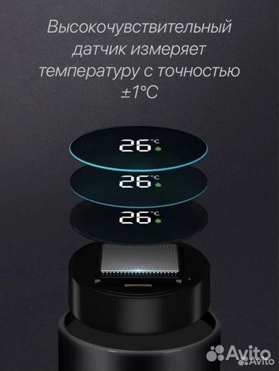 Термос oled с датчиком температуры Mini