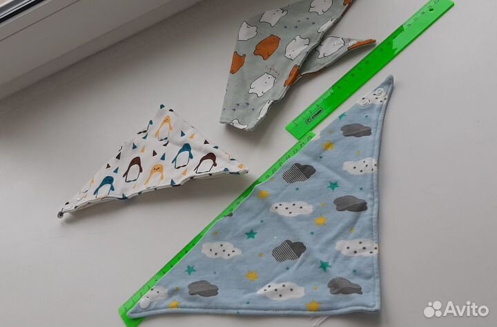 Слюнявчики тканевые