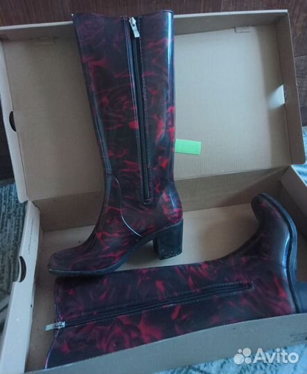 Сапоги резиновые женские 38