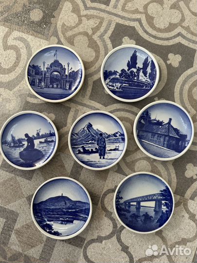 Декоративные тарелочки Дания Royal Copenhagen