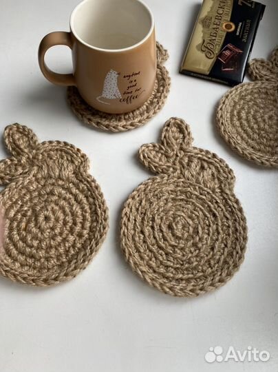 Салфетки на стол круглые