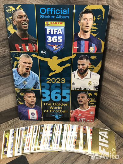 Panini FIFA 2022/2023 Альбом + 139 наклеек