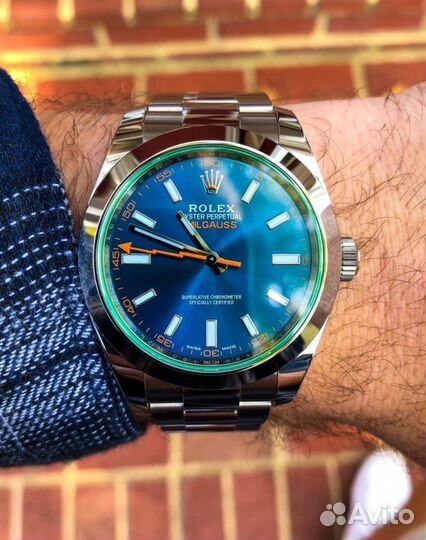 Часы Rolex Milgauss Z-Blue 116400GV-0002