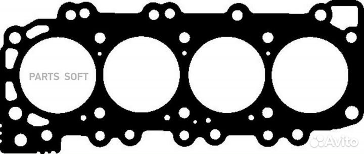 Elring 715.100 Прокладка ГБЦ