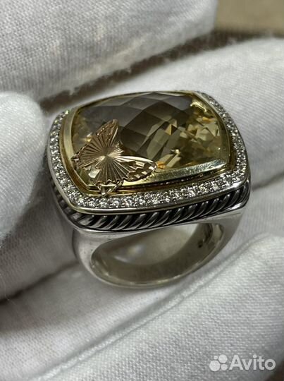 Серебряное кольцо женское