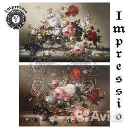 Декупажные карты цветы