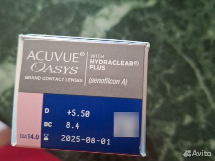 Линзы контактные acuvue oasys Hydraclear Plus