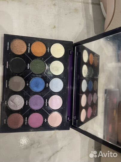 Палитра теней, пигменты