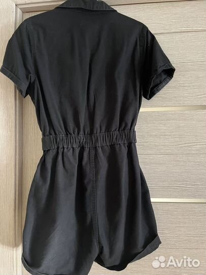 Джинсовый комбинезон new look