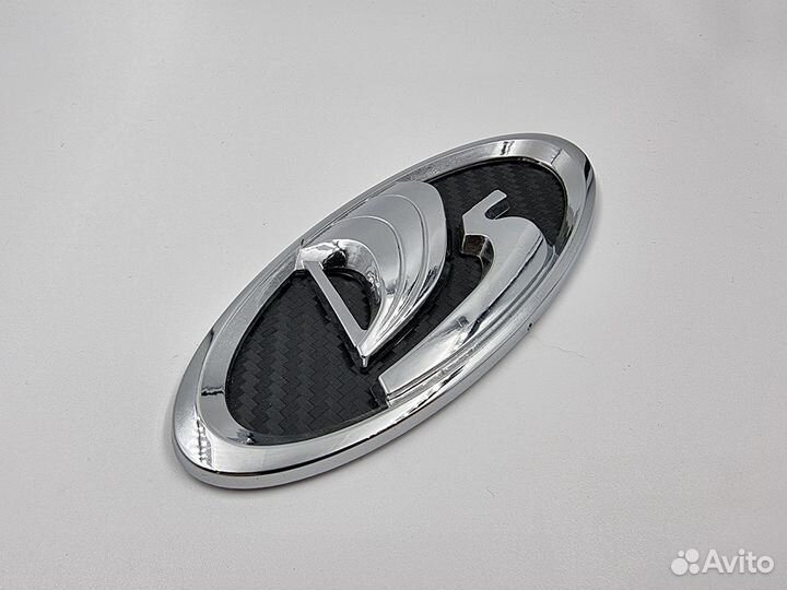 Эмблема LADA хром/карбон. Ладья