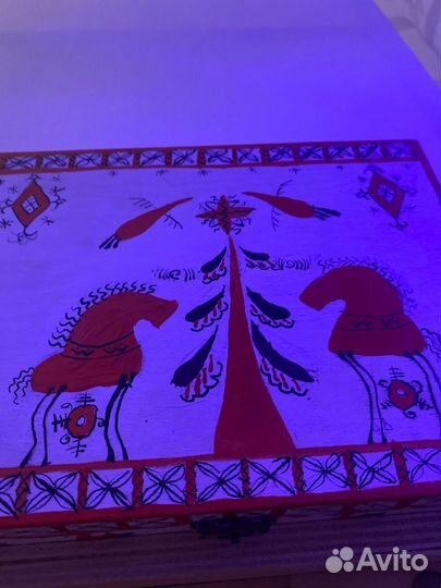 Деревянная шкатулка расписная