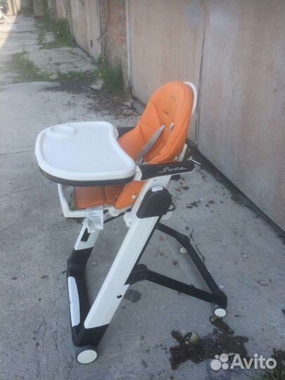 Стульчик для кормления peg perego siesta Arancia