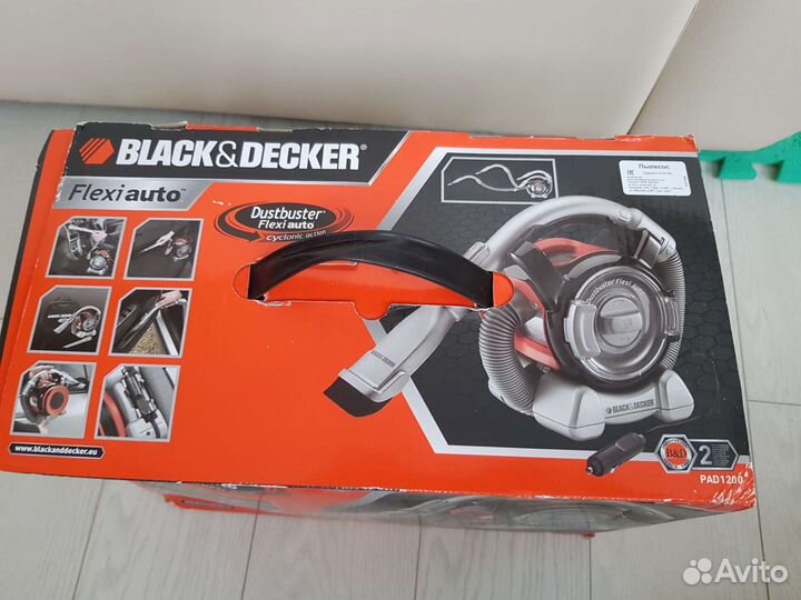 Новый пылесос Black Decker PAD1200