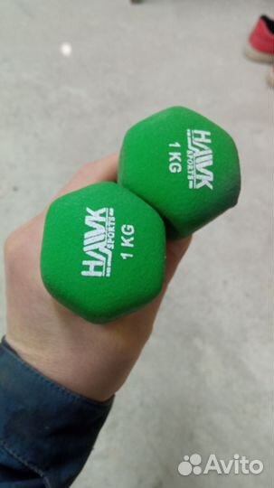 Гантели для фитнеса 1 кг