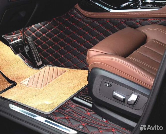 3D Коврики Nissan Pathfinder из Экокожи