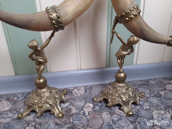 Антикварная статуэтка бронза