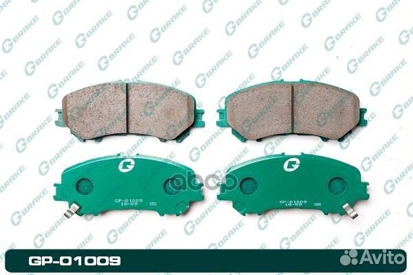 Колодки тормозные GP01009 gbrake