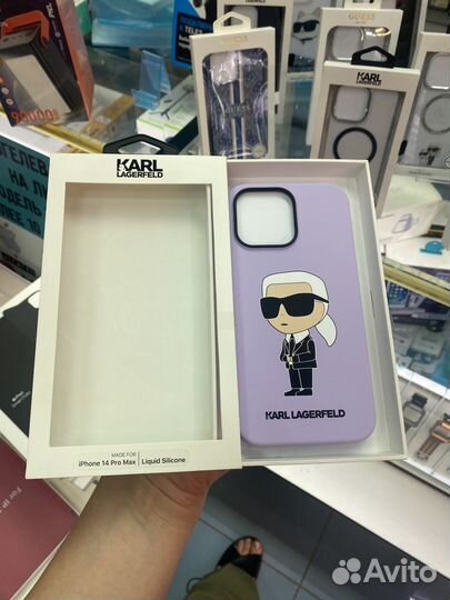 Чехол на iPhone 14 pro max karl lagerfeld