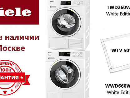 Комплект,колонна Miele wwd660WCS +Суш Маш TWD260WP